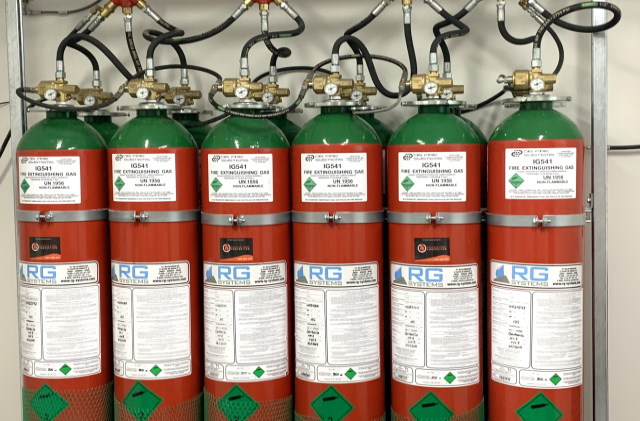 Gas Extinguisher Installation